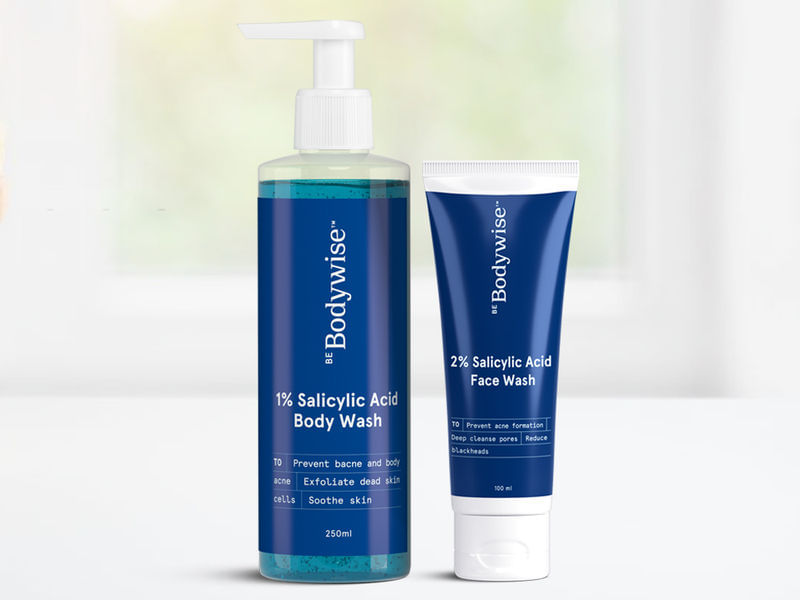 Holistic Cleansing Kit AntiAcne Face Wash & Body Wash Bodywise